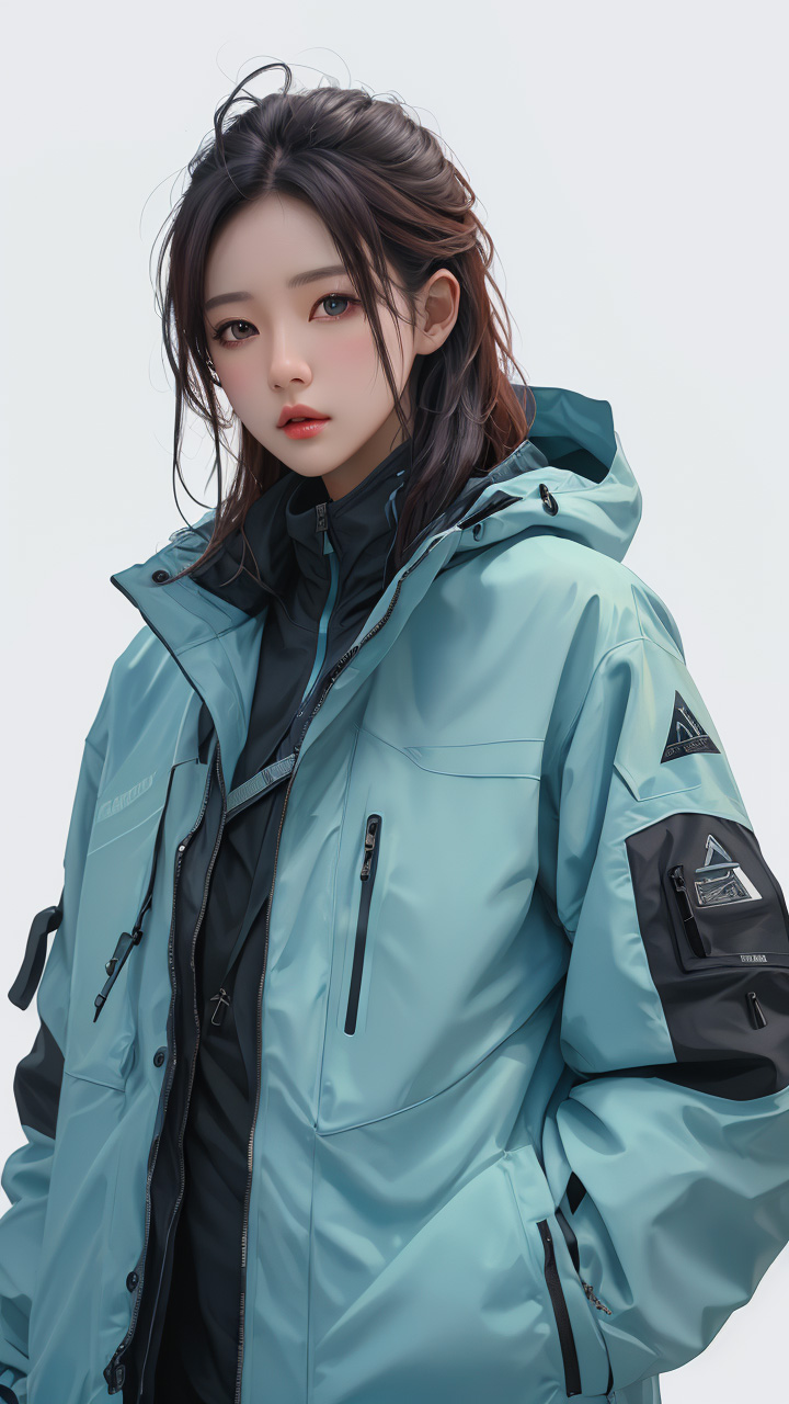 冲锋衣虚拟面料