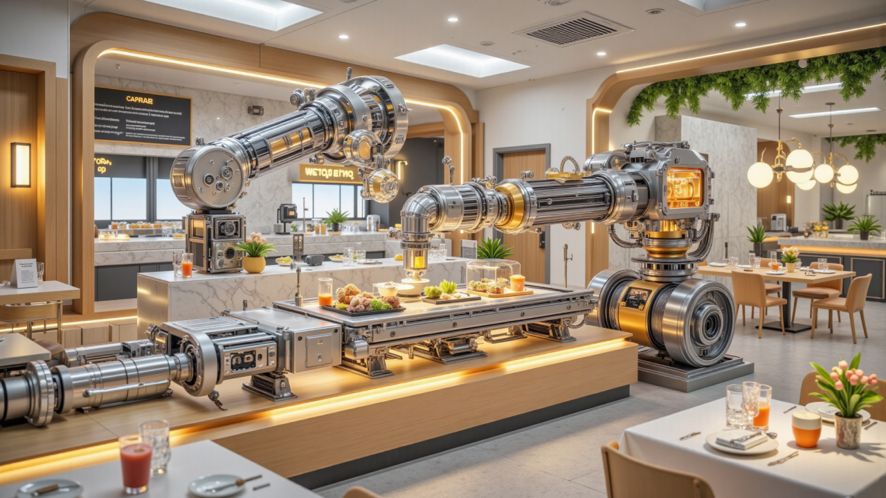 智能餐厅视觉效果