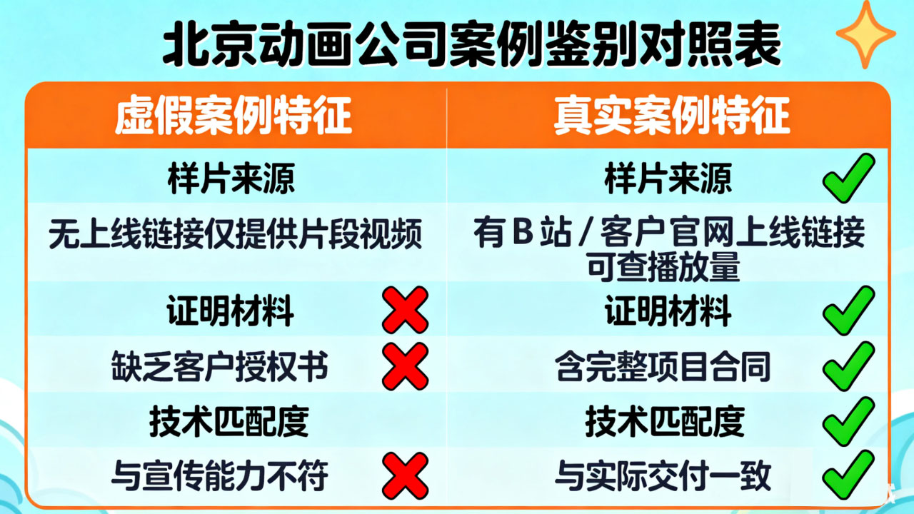 案例鉴别对照表