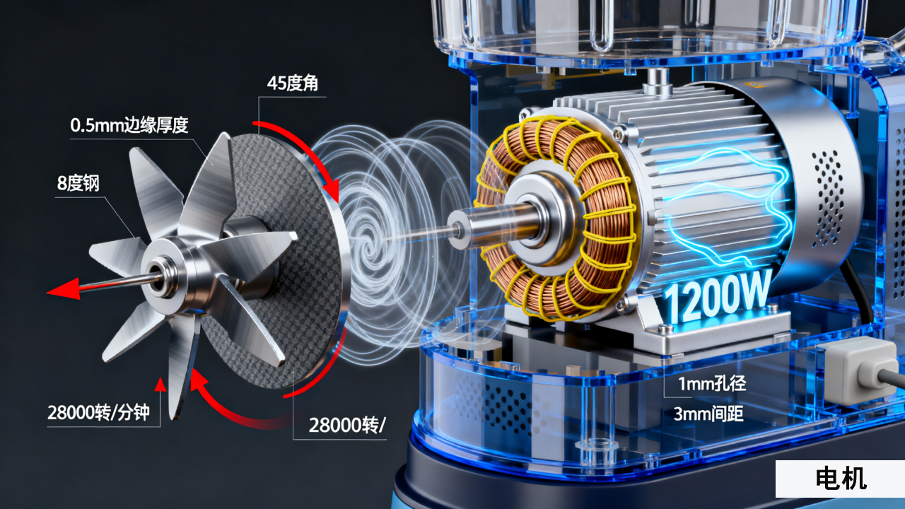 破壁机内部结构