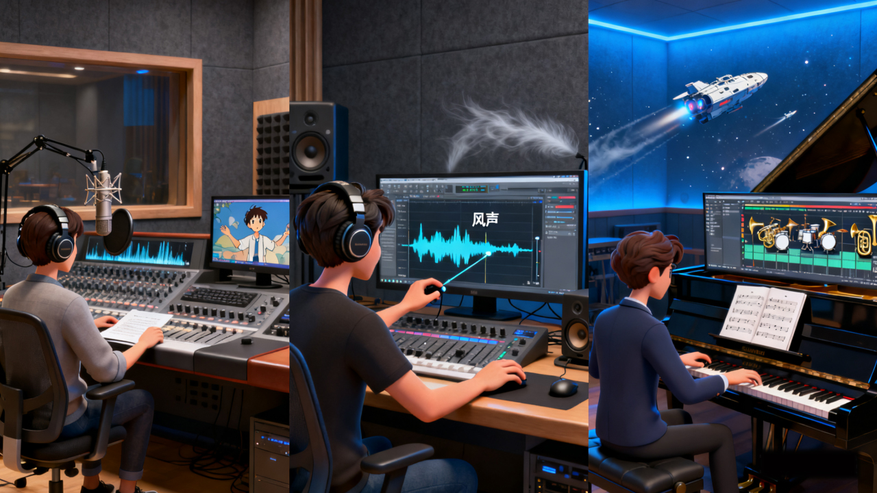 声音制作场景